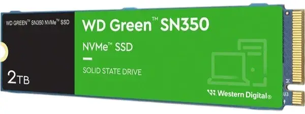 SSD накопичувач WD M.2 2TB PCIe 3.0 Green SN350 - фото - №1