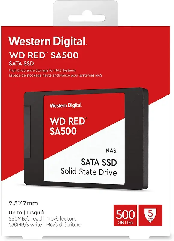 SSD накопичувач WD 2.5" 500GB SATA Red SA500 - фото - №3