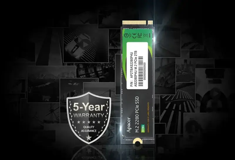 SSD накопичувач Apacer M.2 2TB PCIe 3.0 P4U - фото - №4