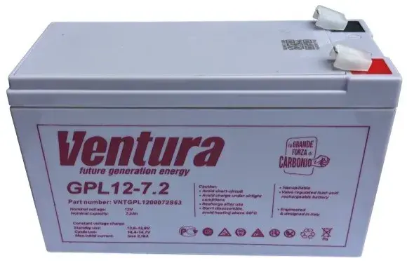 Акумулятор Ventura GPL 12-7.2 - фото - №0