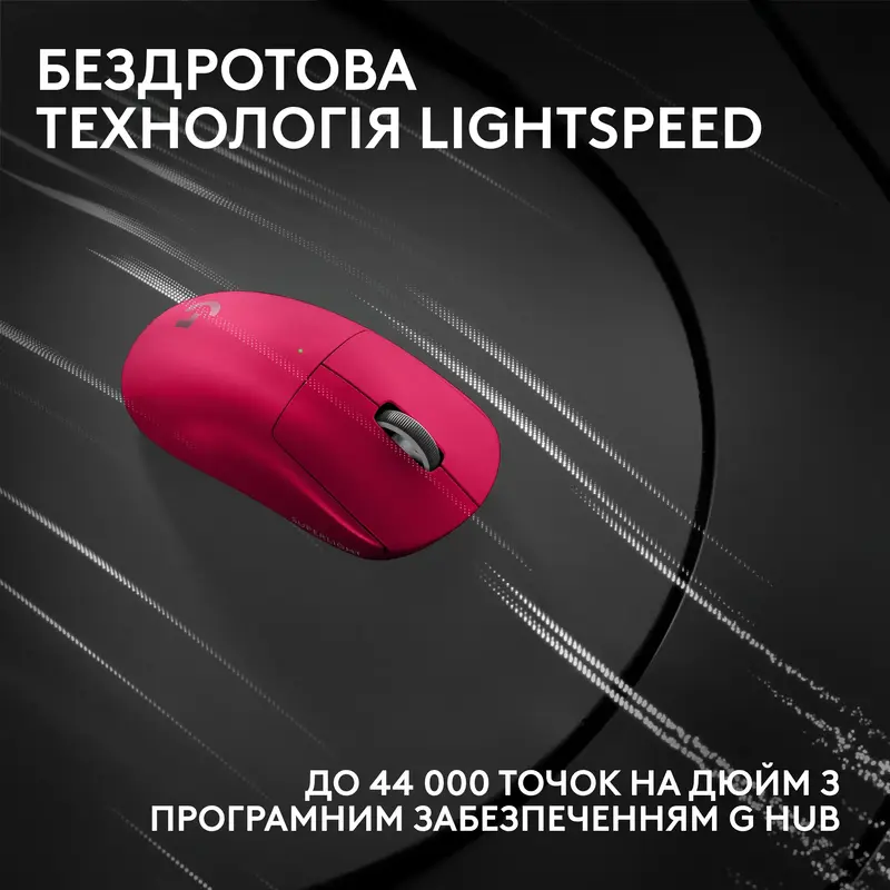 Ігрова миша LOGITECH G PRO X SUPERLIGHT 2c Compact Wireless Gaming Mouse Pink - фото - №4