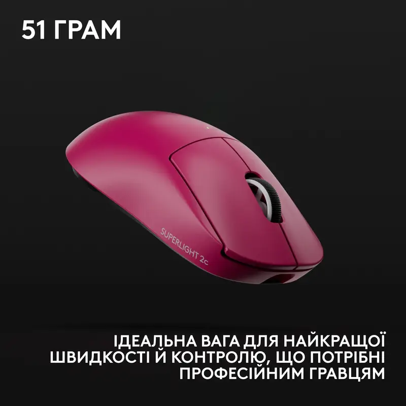 Ігрова миша LOGITECH G PRO X SUPERLIGHT 2c Compact Wireless Gaming Mouse Pink - фото - №8