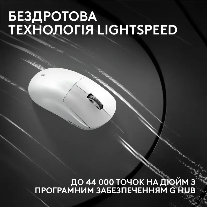Ігрова миша LOGITECH G PRO X SUPERLIGHT 2c Compact Wireless Gaming Mouse White - фото - №4