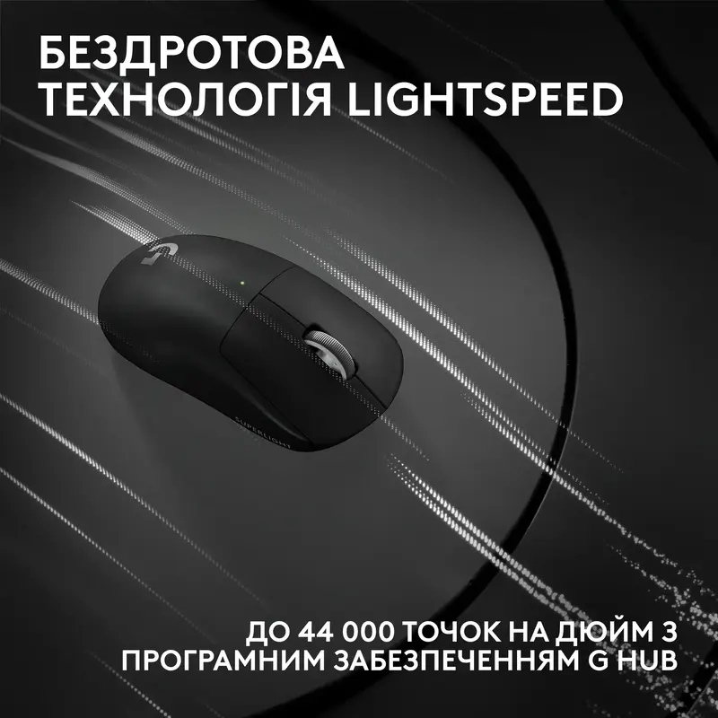 Ігрова миша LOGITECH G PRO X SUPERLIGHT 2c Compact Wireless Gaming Mouse Black - фото - №4