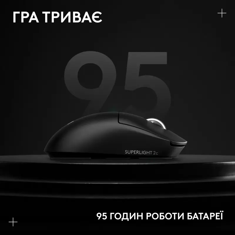Ігрова миша LOGITECH G PRO X SUPERLIGHT 2c Compact Wireless Gaming Mouse Black - фото - №12