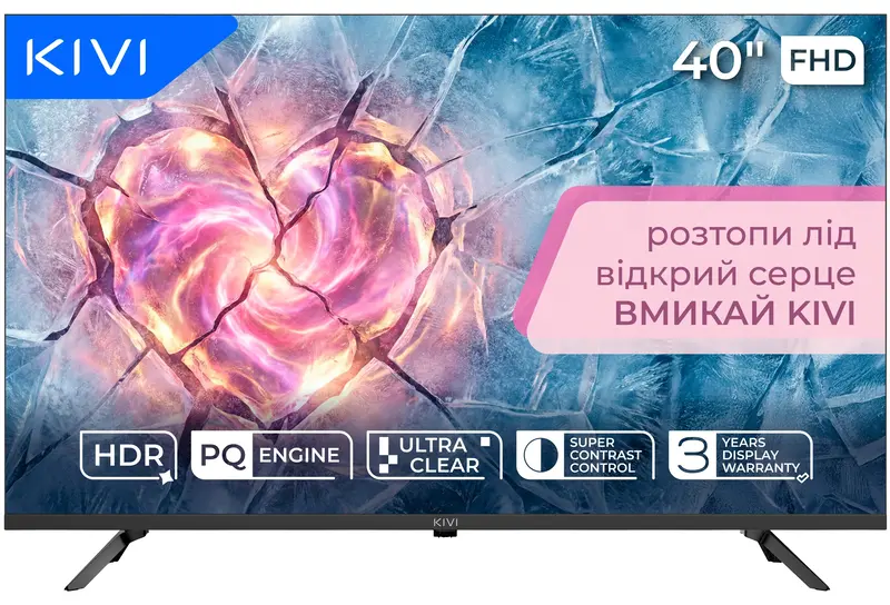 Телевізор Kivi 40F800KB - фото - №0