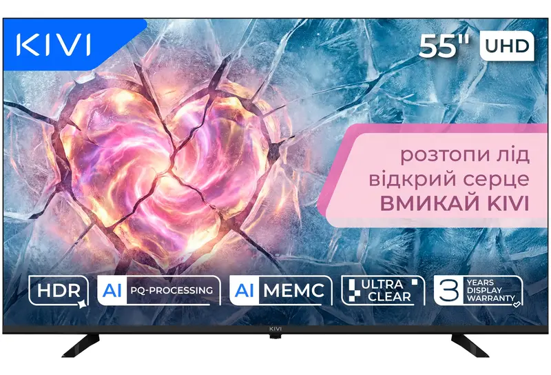 Телевизор Kivi 55U800KB - фото - №0