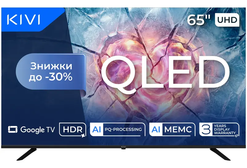 Телевізор Kivi 65U820KB - фото - №1
