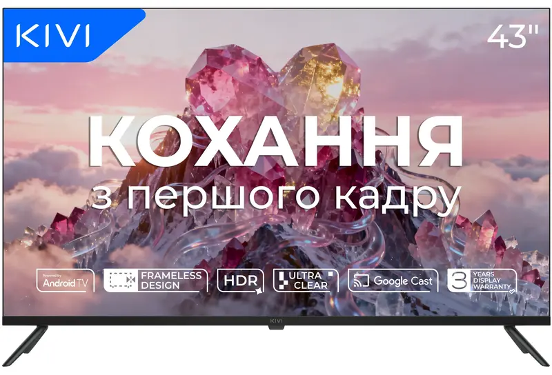 Телевізор Kivi 43U770QB - фото - №1