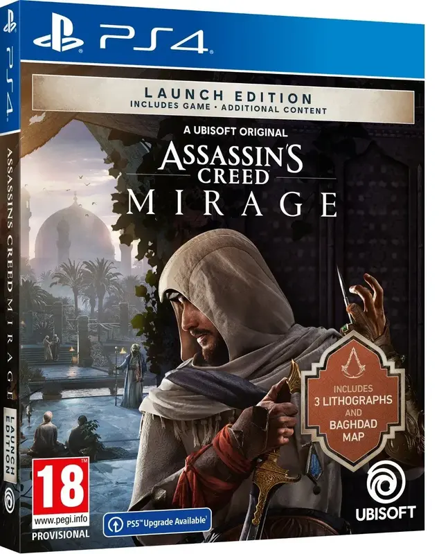 Диск PS4 Assassin's Creed Mirage Launch Edition - фото - №1