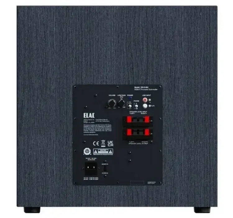 Сабвуфер Elac Debut 3.0 DS103 (DS103-BK) - фото - №3