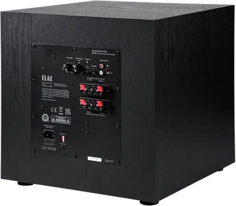 Cабуфер Elac Debut 3.0 DS123 (DS123-BK) - фото - №5