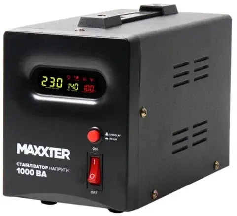 Стабилизатор напряжения 230 В, 1000 ВА Maxxter (MX-AVR-S1000-01) - фото - №0