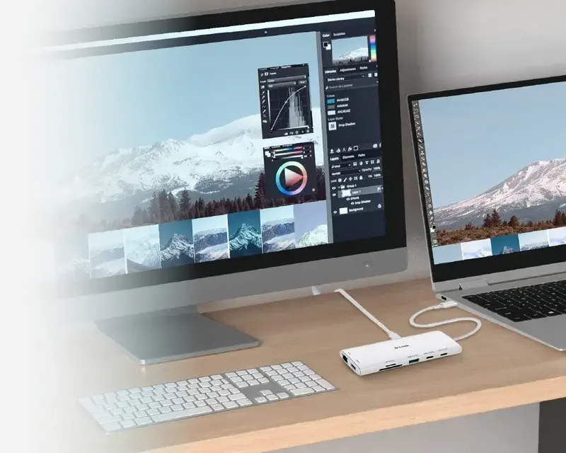 HUB USB-C D-Link DUP-A01 10in1 2xHDMI, 1xGE, 2xUSB-C, 1xUSB-A 3.1, 1xUSB-A 3.0, 1xSD, 1xmicroSD, 1xU - фото - №6