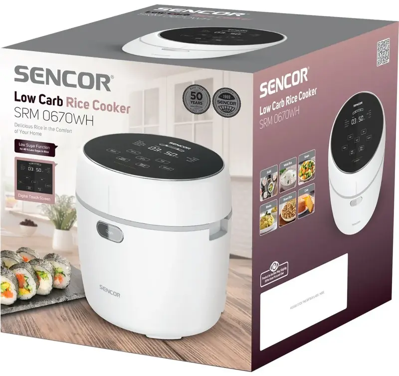 Рисоварка Sencor 350Вт SRM0670WH - фото - №11