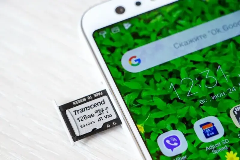 Карта памяти microSD Transcend 16GB C10 UHS-I R95/W10MB/s + SD - фото - №3