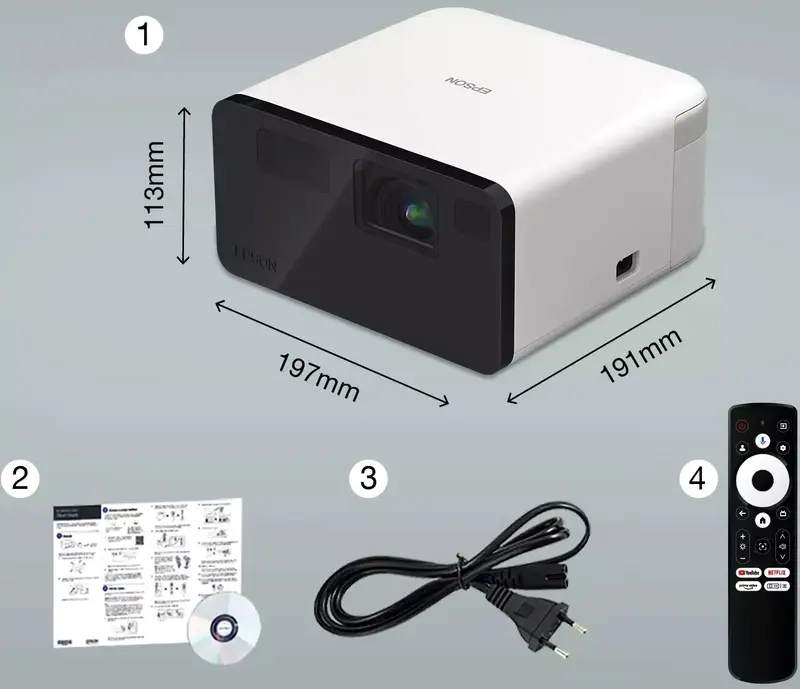 Проектор Epson EF-21W (V11HB35040) - фото - №6