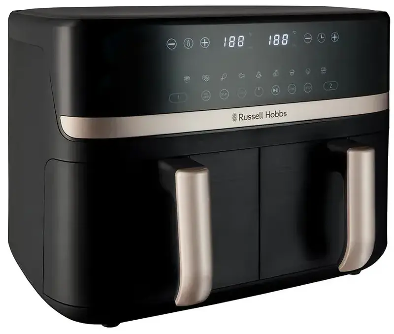 Мультипечь Russell Hobbs Satis Fry DualBaske 2800 Вт 27680-56 - фото - №0
