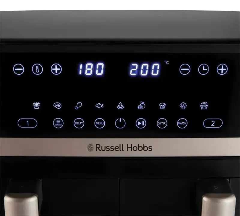 Мультипечь Russell Hobbs Satis Fry DualBaske 2800 Вт 27680-56 - фото - №4