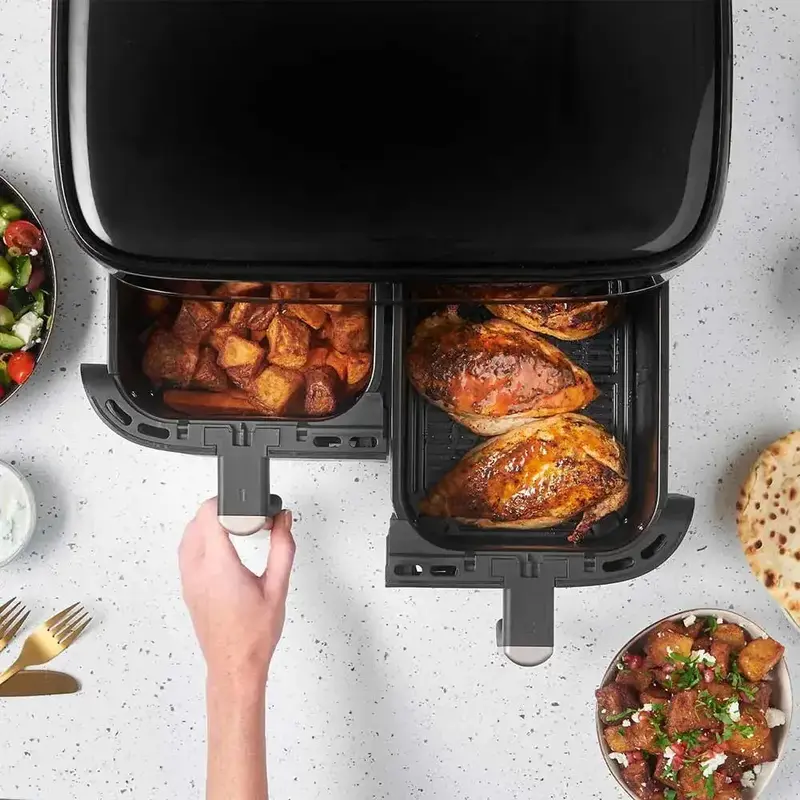 Мультипечь Russell Hobbs Satis Fry DualBaske 2800 Вт 27680-56 - фото - №10