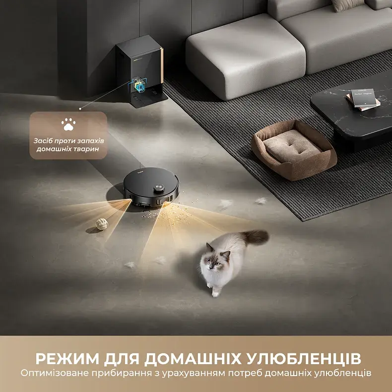 Робот-пилосос Mova 60 Black-EUA (RLV83LE) - фото - №8