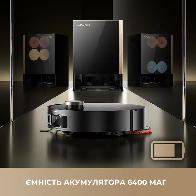 Робот-пилосос Mova 60 Black-EUA (RLV83LE) - фото - №16