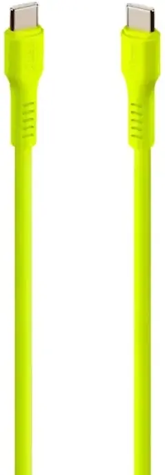 Kабель USB-С to USB-С Ttec (2DK59NS) 1.2M (60W) неон желтый - фото - №0
