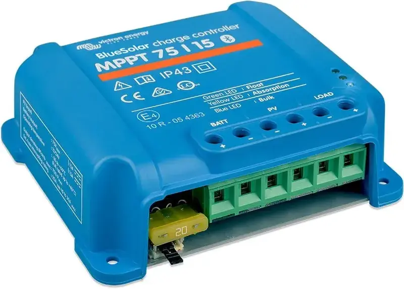 Контроллер заряда Victron Energy BlueSolar MPPT 75/15 (12/24-15A) - фото - №1
