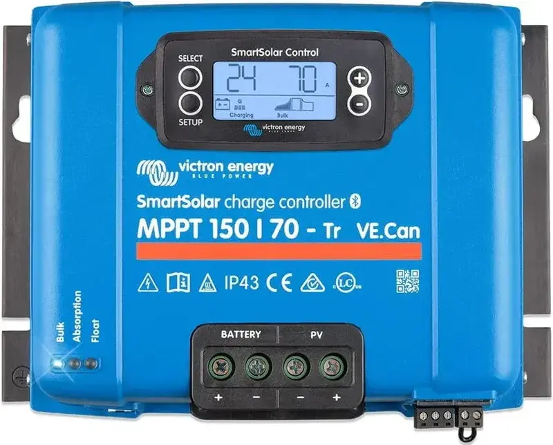 Контролер заряду Victron Energy SmartSolar MPPT 150/70-Tr VE.Can - фото - №0
