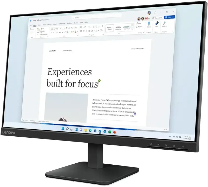 Монитор 23,8" Lenovo L24-4e(68C2KAC1UA) - фото - №2