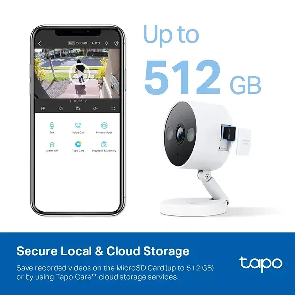 Панорамная домашняя WiFi камера TAPO C120 TP-LINK - фото - №4