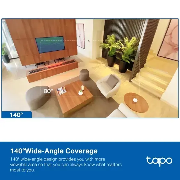 Панорамна домашня WiFi камера TAPO C125 TP-LINK - фото - №1