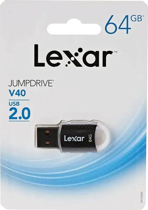 USB-Flash LEXAR USB2 64GB V40 LJDV40-64GAB - фото - №3