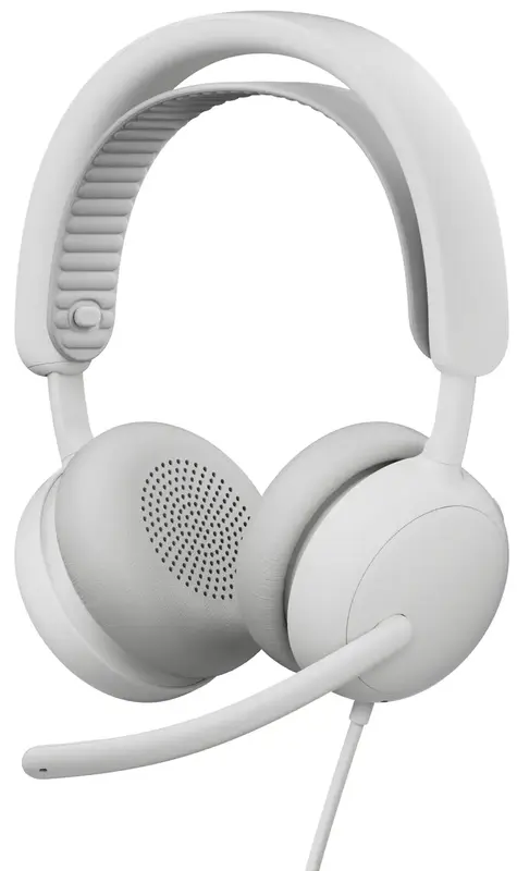 Гарнітура Logitech Zone Wired 2 Headset off-white - фото - №0