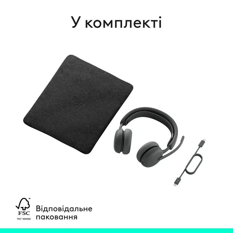 Гарнитура Logitech Zone Wireless 2 ES Headset graphite - фото - №10