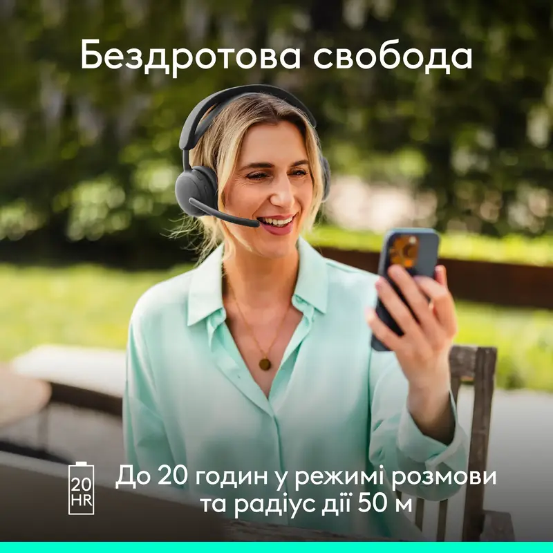 Гарнитура Logitech Zone Wireless 2 ES Headset graphite - фото - №4