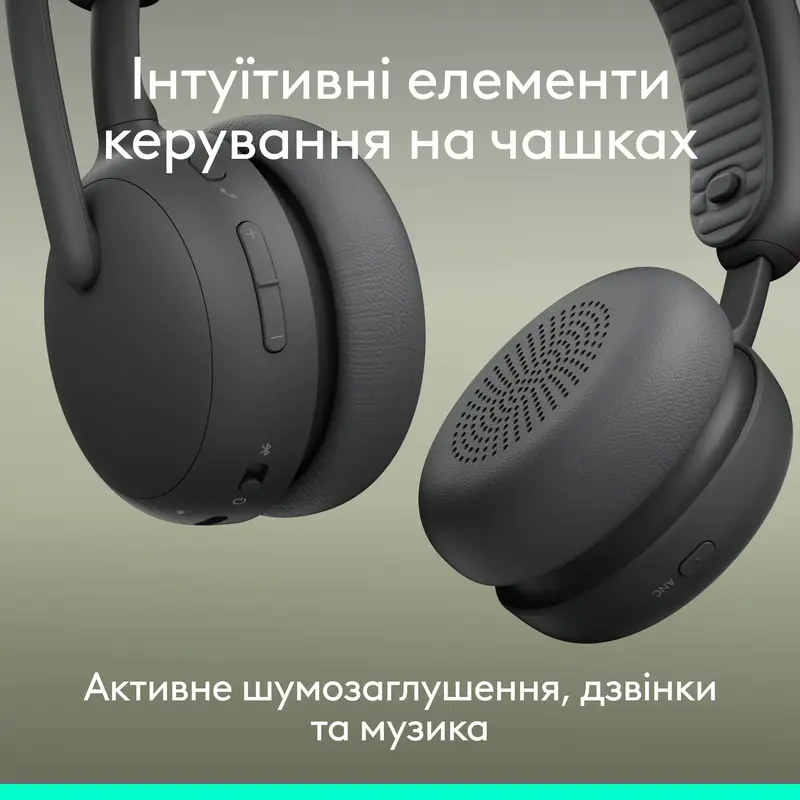 Гарнитура Logitech Zone Wireless 2 ES Headset graphite - фото - №7