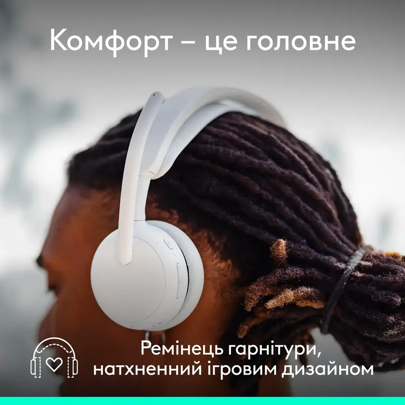 Гарнитура Logitech Zone Wireless 2 ES Headset off-white - фото - №6