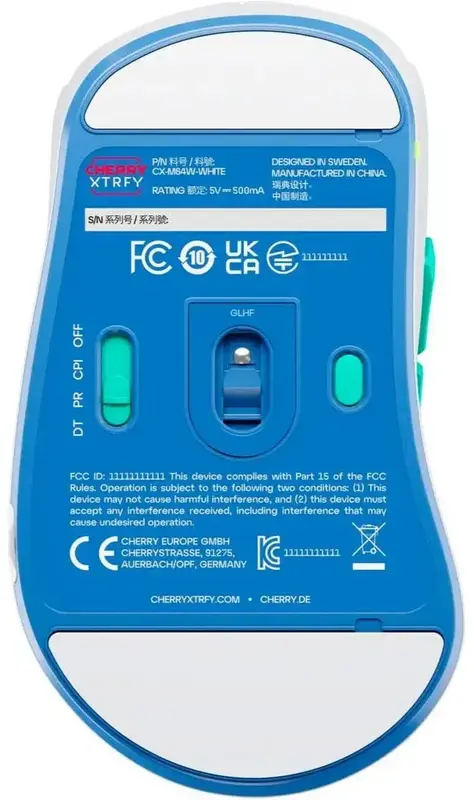 Миша Cherry Xtrfy M64 White - фото - №5