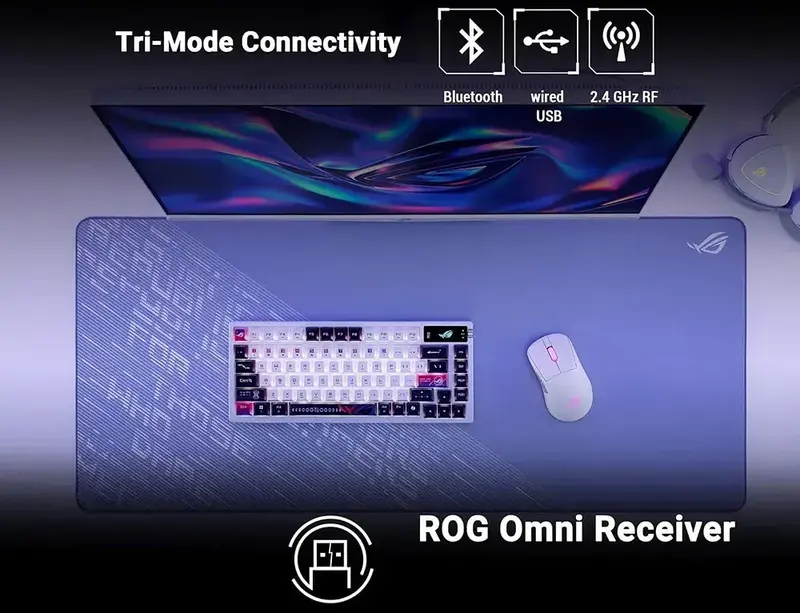Миша ASUS ROG Keris II Origin White - фото - №10