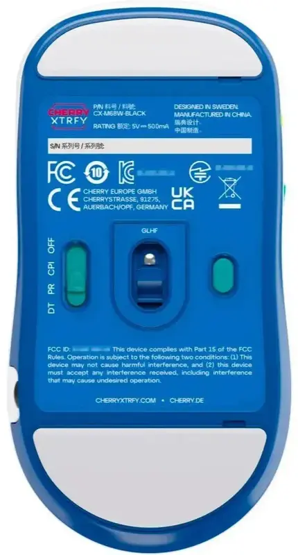 Миша Cherry Xtrfy M68 White - фото - №6