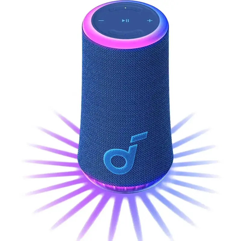 Портативна акустика ANKER SoundСore Glow Blue - фото - №2
