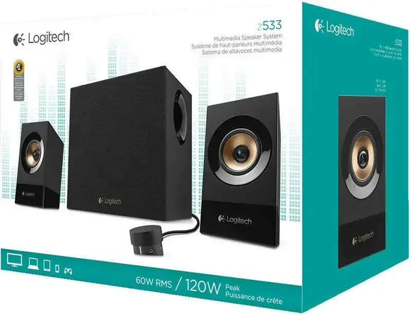 Комп'ютерна акустика Logitech Z533 black - фото - №5