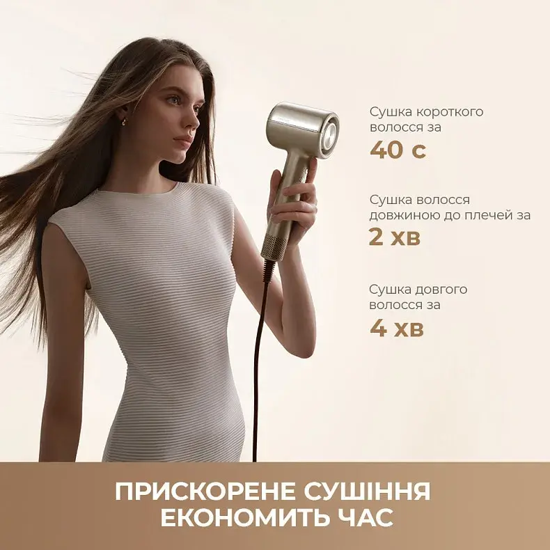 Фен Mova Shine 20 (AMSH20-GOLD) - фото - №8