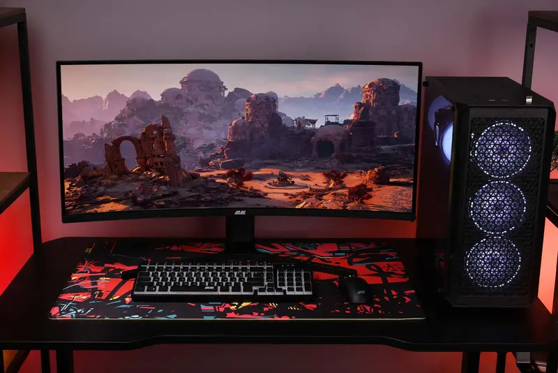 Ігровий монітор 2E GAMING 34" G3424B - фото - №0