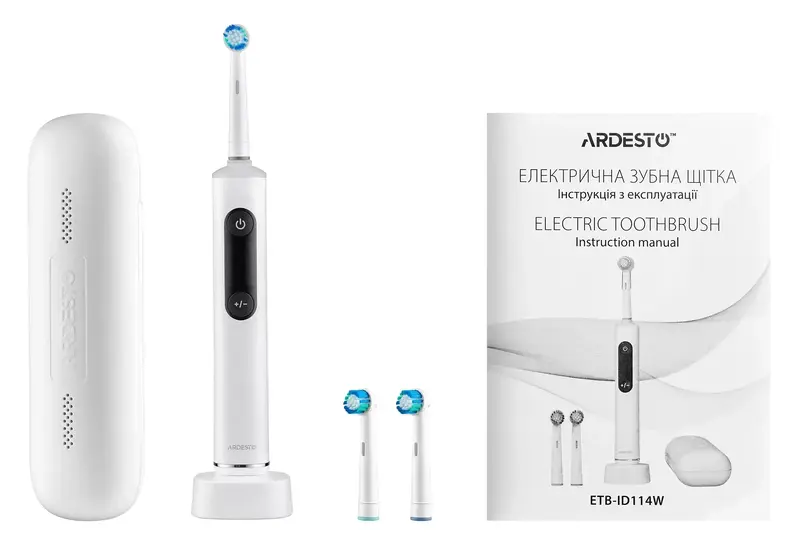 Електрична зубна щітка Ardesto White ETB-ID114W - фото - №14