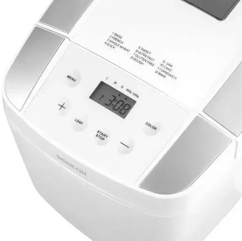 Хлебопечка Sencor 800Вт SBR0770WH - фото - №0