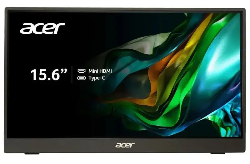 Монітор портативний Acer 15.6W" PM161QBBMIUUX - фото - №0
