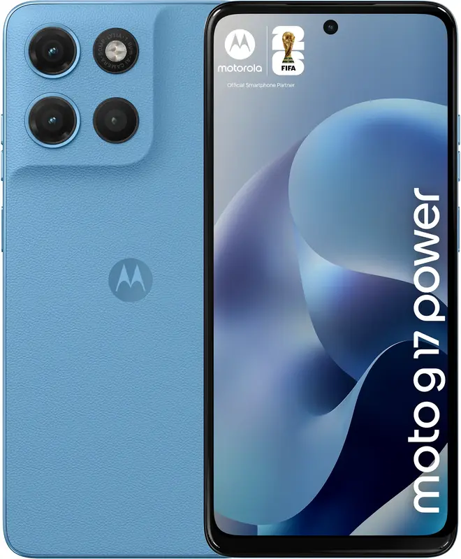Смартфон Moto G17 Power 8/256GB Alaskan Blue (PBBM0004RS) - фото - №0