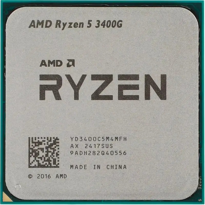 Процесор AMD Ryzen 5 3400G (YD3400C5FHSBX) - фото - №1